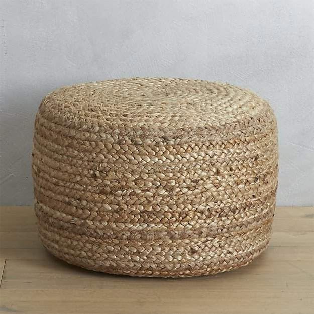 Best Black Jute Pouf Ottomans